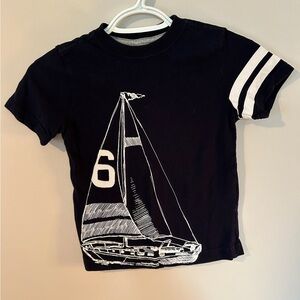 Navy Boys Gymboree Sailboat Tee Shirt